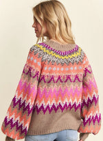 Zig Zag Fair Isle Sweater