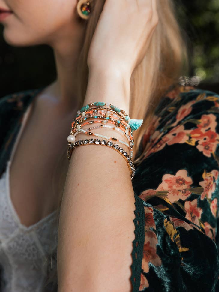 Sweet Layered Bead Bracelet