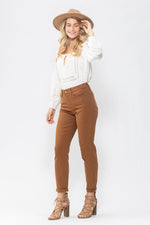 Judy Blue Hight Waist Brown Slim Fit Jeans