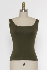 Modal Square Neck Tank Top in Six Different Colors