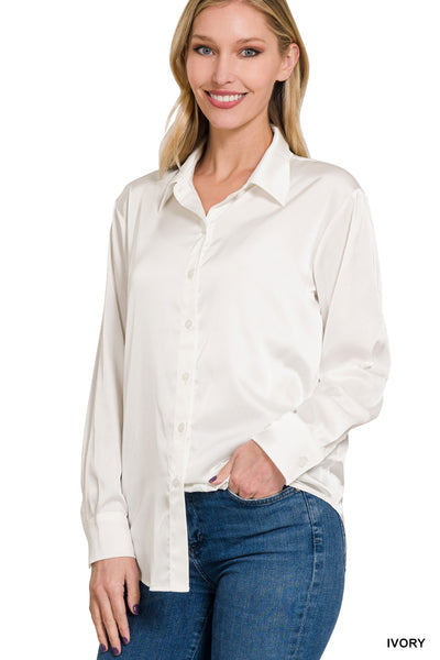 Satin Charmeuse Blouse