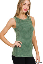 Chunky Ribbed Scoop Neck Tank