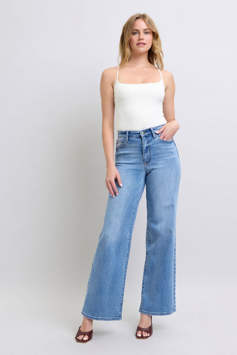 Judy Blue Hi Rise Vintage Retro Wide Leg