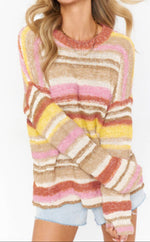 Fun Striped Light Knit Sweater