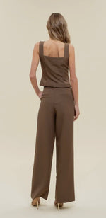 Lined Wide Leg Dress Pants