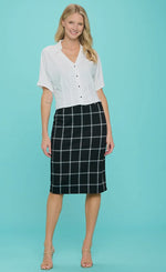 Pull-on Pencil Skirts in two patterns