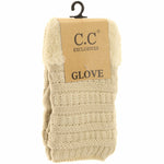 Fingerless Sherpa Lined Women's Gloves Available in 4 Colors