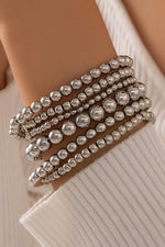 Silver Beaded Bracelet