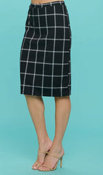 Pull-on Pencil Skirts in two patterns