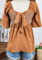 Square Neck Babydoll Top