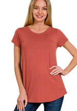 Relaxed Fit Rayon Tee in 5 Colors