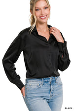 Satin Charmeuse Blouse