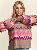 Zig Zag Fair Isle Sweater