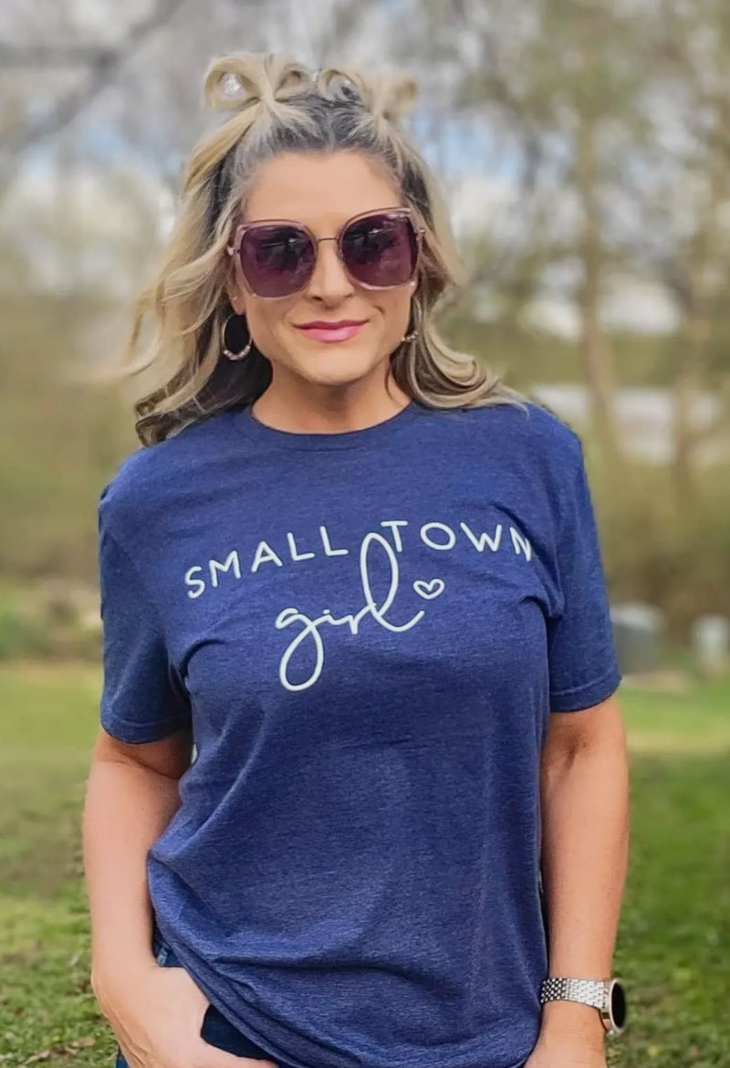 Small Town Girl True Blue Tee