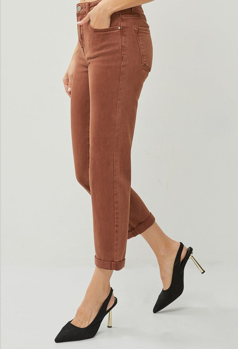 Plus Size Espresso High Rise Jeans by Risen