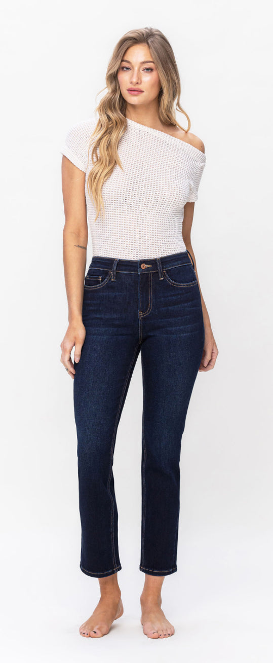 Plus Vervet High Rise Slim Straight Jeans