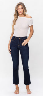 Plus Vervet High Rise Slim Straight Jeans