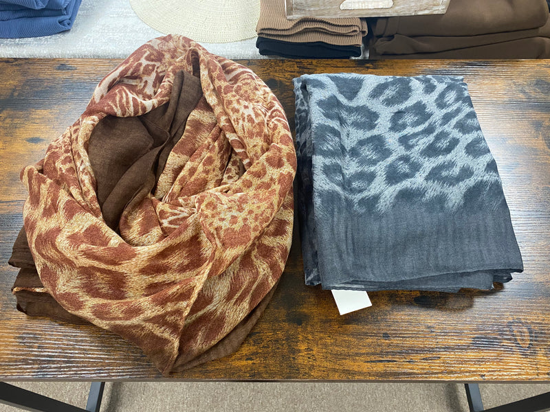 Animal Print Scarf