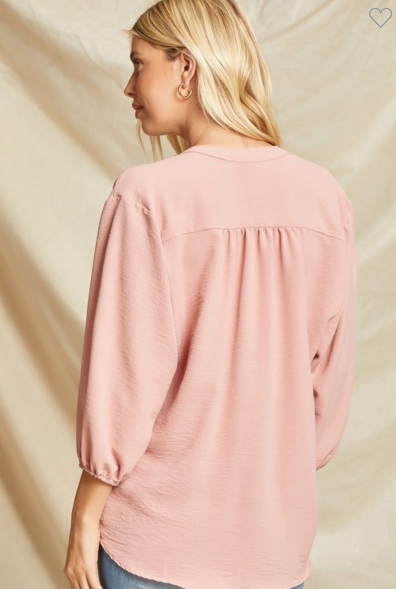 Pale Pink Blouse