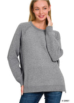 Chenille Raglan Sweaters in 8 Color Choices