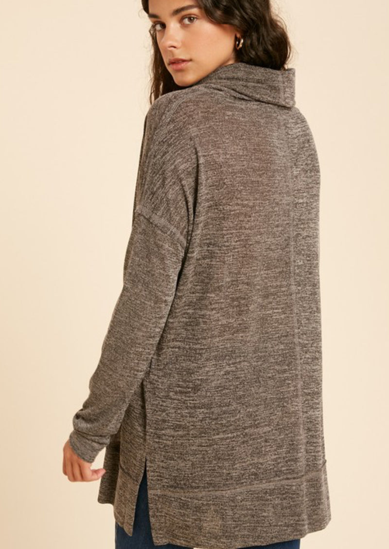 Light Weight Cowl Neck Top