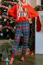 ALL IS BRIGHT Christmas Plaid Lounge Set