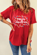 Merry Christmas Lights T Shirt