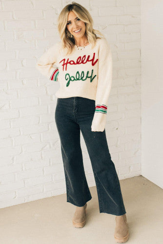 Holly Jolly Tinsel Classic Sweater