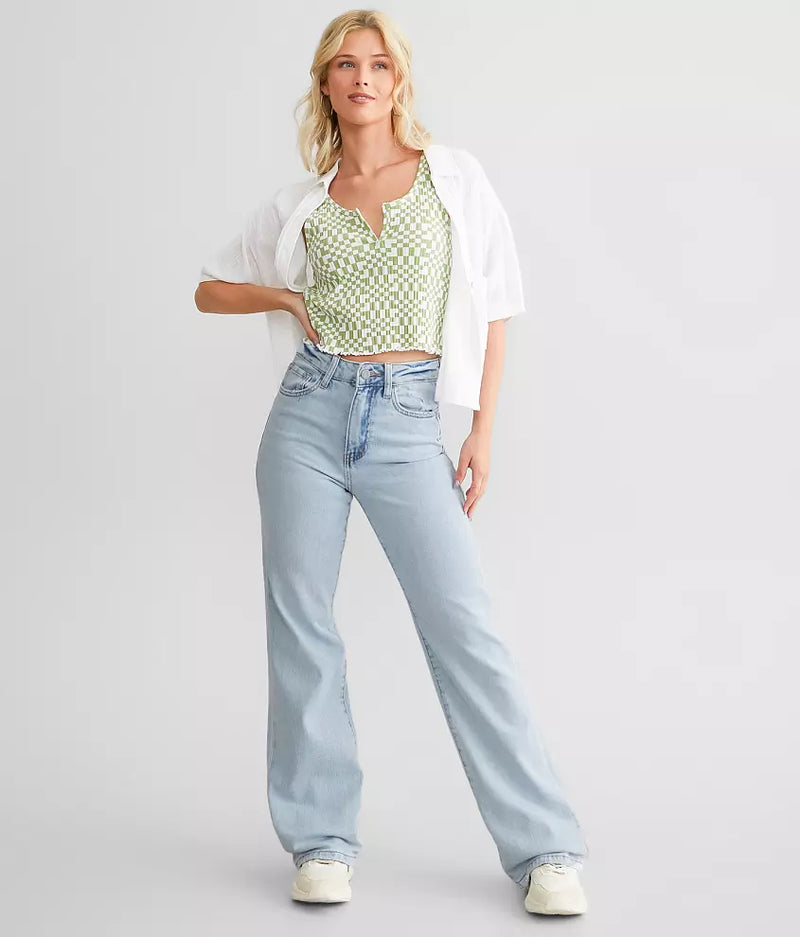 90s Vintage Flare Stretch Jean by Vervet