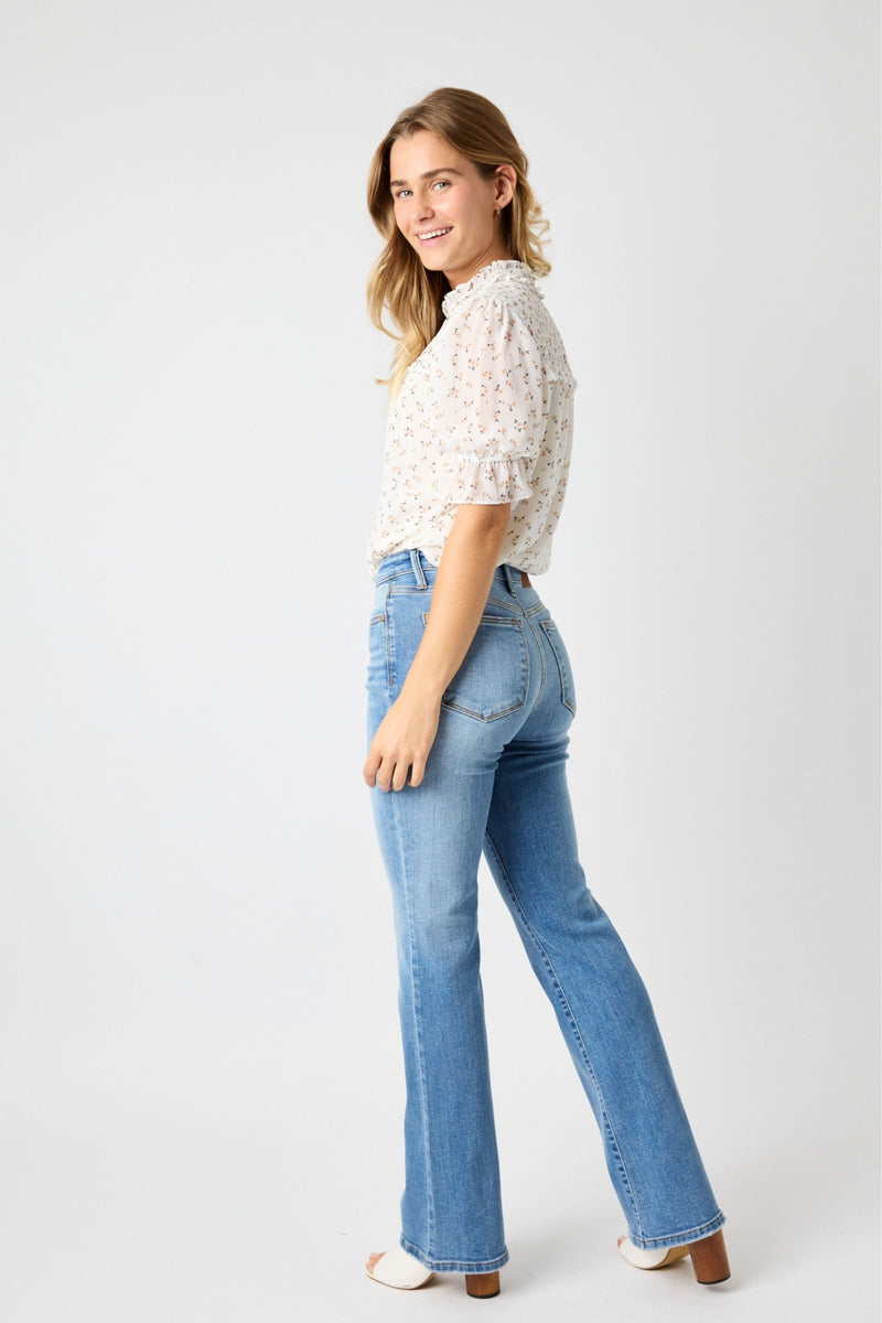 Judy Blue Mid Rise Vintage Bootcut Jeans