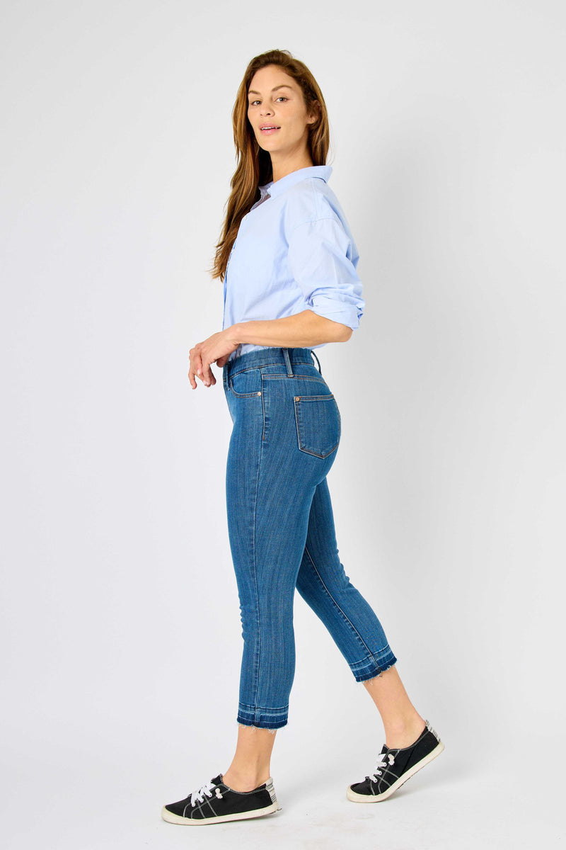 Judy Blue High Waist Pull On Capris