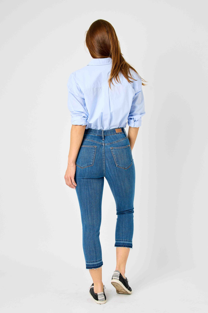 Judy Blue High Waist Pull On Capris