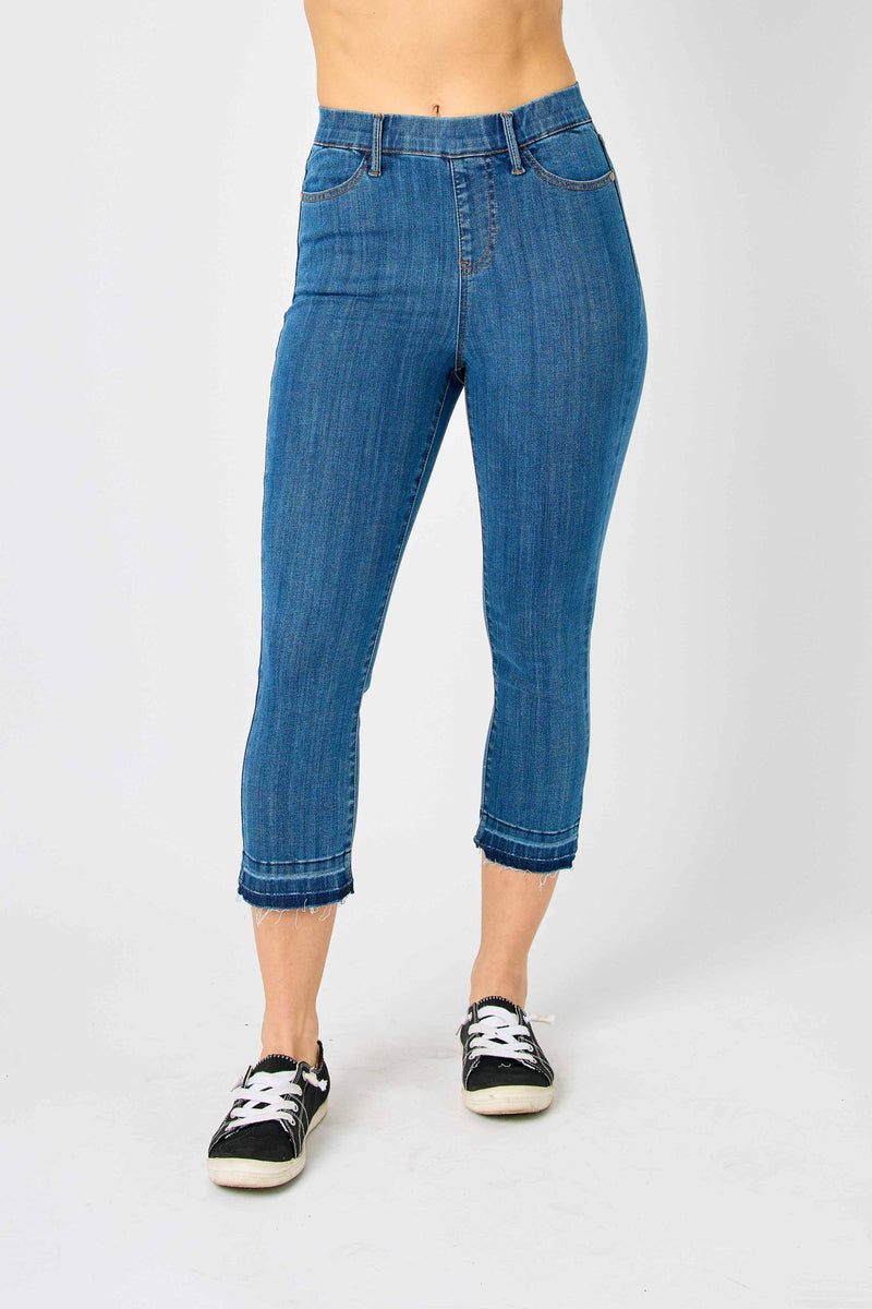 Judy Blue High Waist Pull On Capris