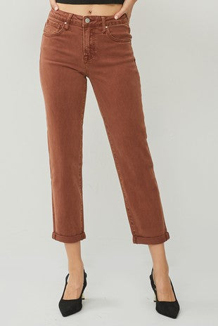 Plus Size Espresso High Rise Jeans by Risen