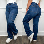 Judy Blue High Waist Wide Leg Cargo Jeans