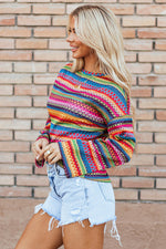 Boho Woven Sweater