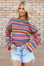 Boho Woven Sweater