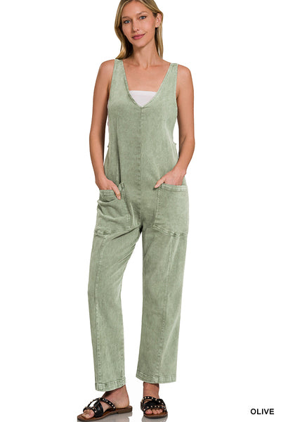 Casual Jump Suit with Adjustable Straps