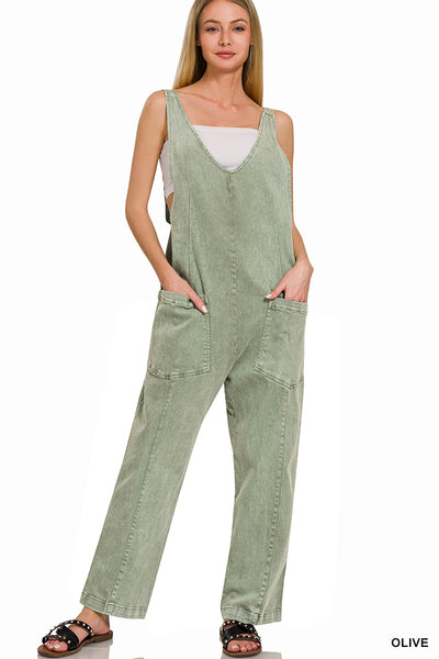 Casual Jump Suit with Adjustable Straps