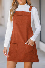 Corduroy Overall Dress