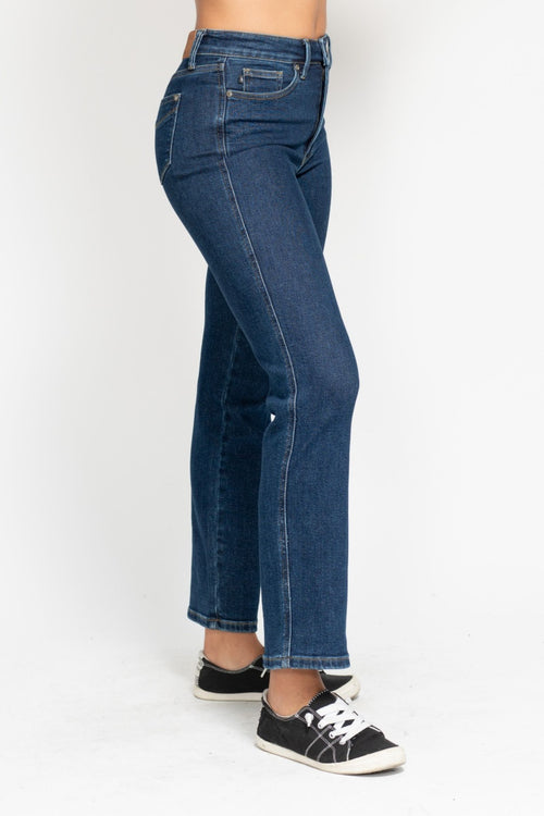 Judy Blue Tummy Control Classic Straight Jeans