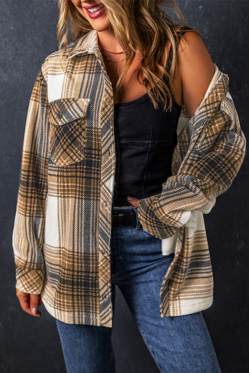 Fleece Plaid Shacket