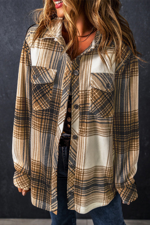 Fleece Plaid Shacket