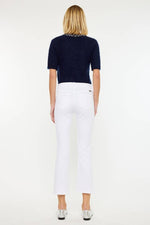 Kan Can White Denim Crops