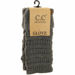 Fingerless Sherpa Lined Women's Gloves Available in 4 Colors