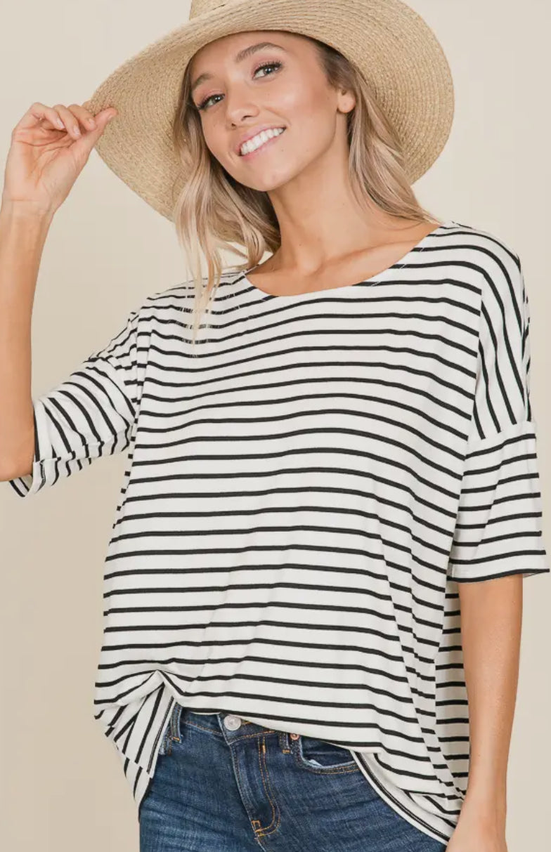 Knit Stripe Top