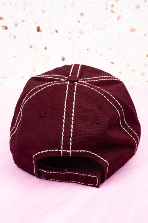 DISTRESSED  'WINE NOT?' Hat